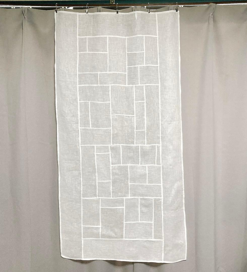 ポジャギ　127×67 オフホワイト　No.198