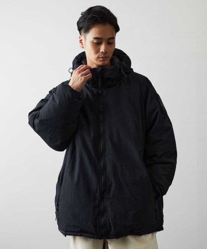 ナンガ ダウンジャケット フリークスストア 別注 グレー Mサイズ