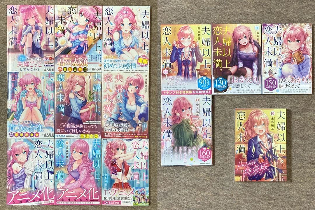 【全初版】夫婦以上、恋人未満。 　全巻　特典付き