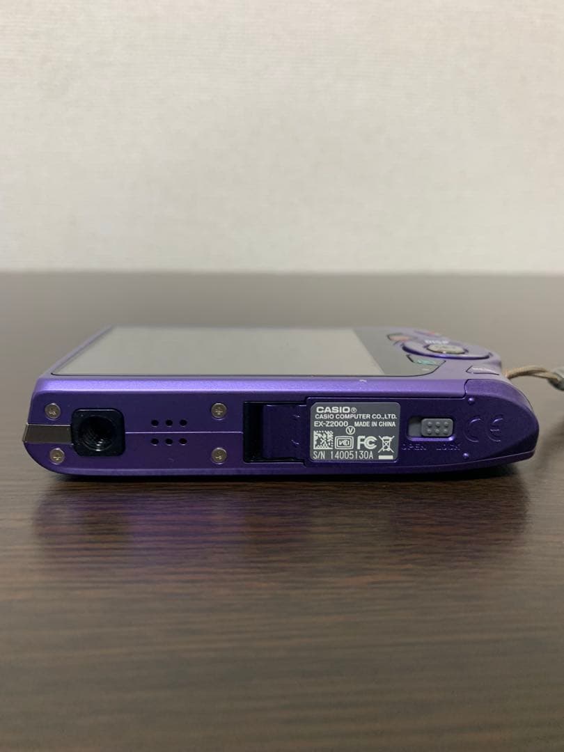 CASIO EXILIM EX-Z2000 パープル 充電器付 動作品 - メルカリ