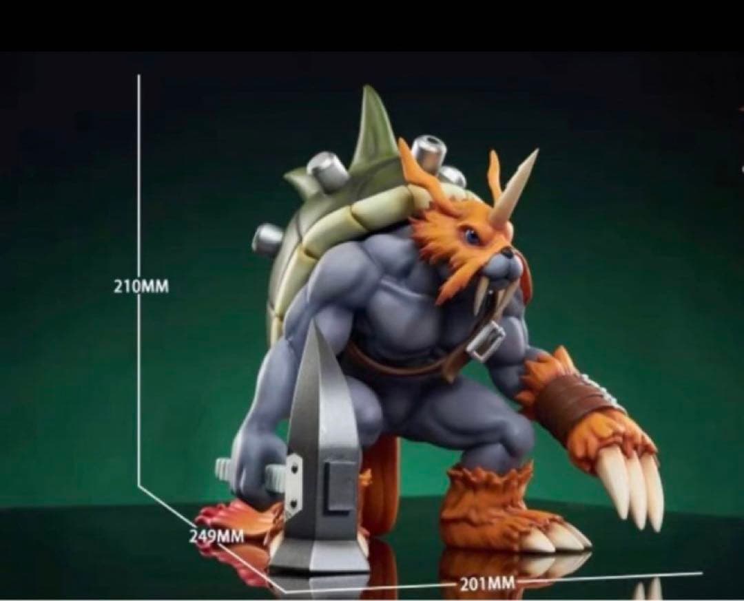 デジモンアドベン 樹脂フィギュア ガレージキット ズドモン - メルカリ