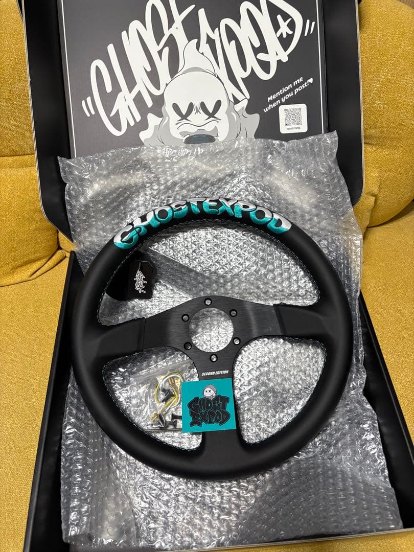 GHOST EXPOD ゴーストエキスポッド ステアリング Tiffanyカラー - メルカリ