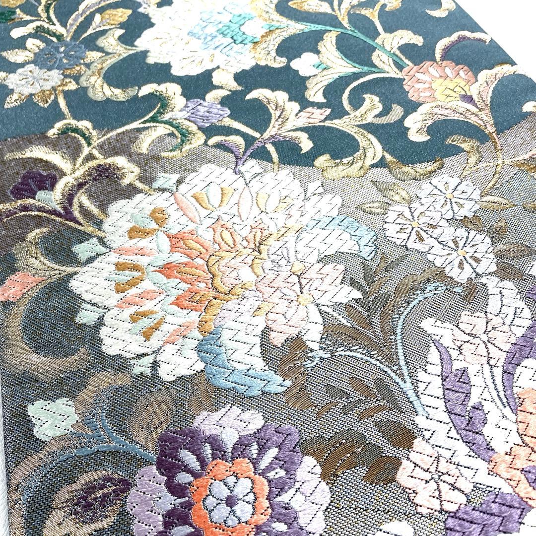 専用帯4998 ○高級 正絹 煌羅織 六通 袋帯 - メルカリ
