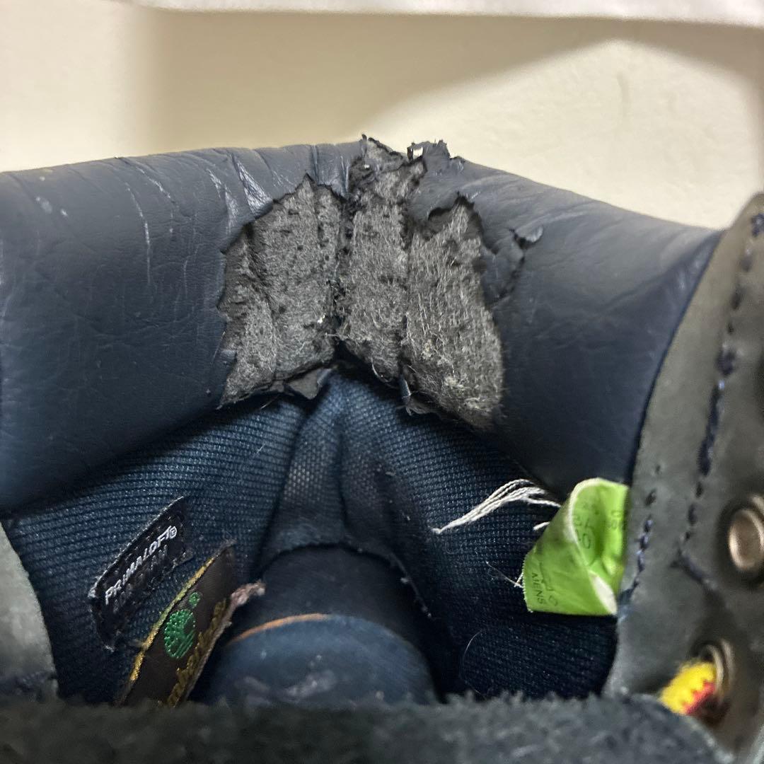 ち*み様 「稀少」Timberland ブラックレザー ワークブーツ