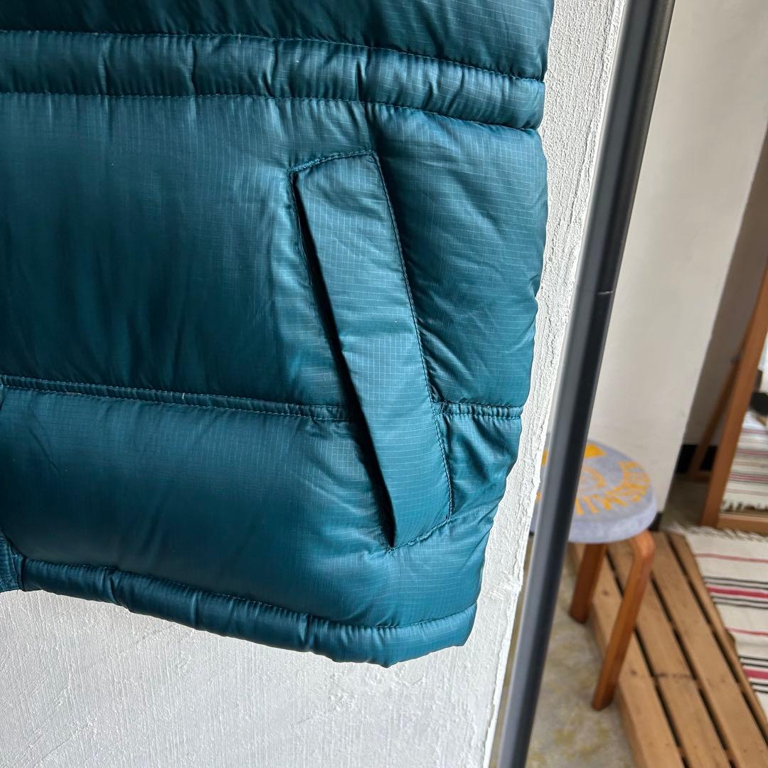 80S L.L.Bean ロゴ刺繍 グースダウン ダウンジャケット グリーン