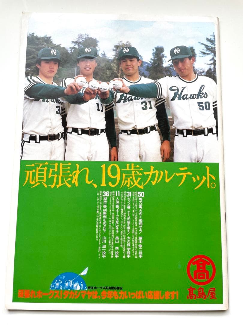 南海ホークス ファンブック 1984年 - メルカリ