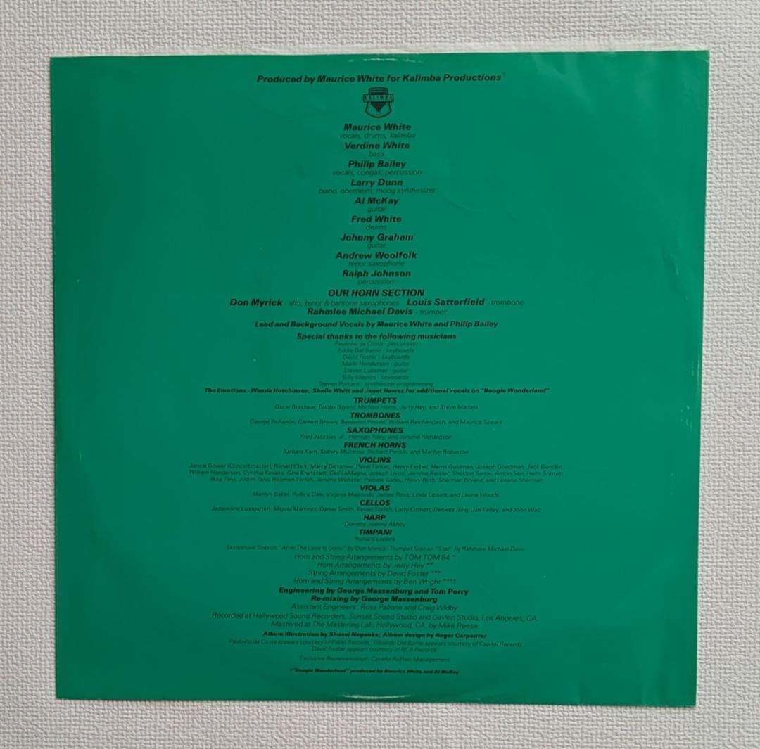 EARTH WIND & FIRE 黙示録（I am） LPレコード＋記念メダル - メルカリ