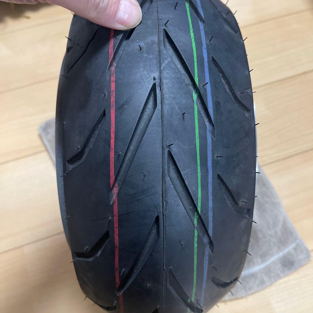 kepspeed 5.5j 8インチ120/70-8 アルミホイールとタイヤ