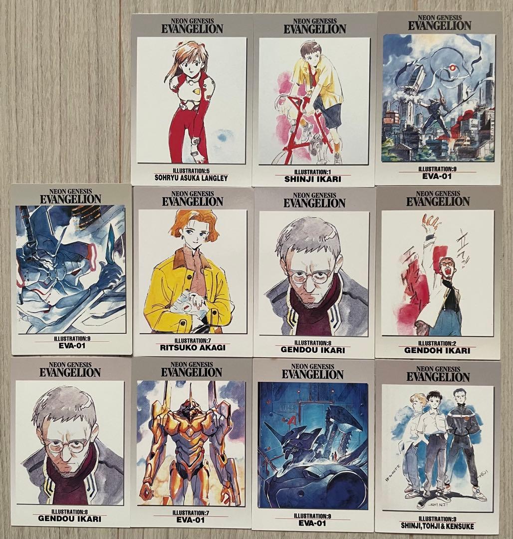 エヴァンゲリオン カードダスマスターズ 初期設定ファイルカード 11枚