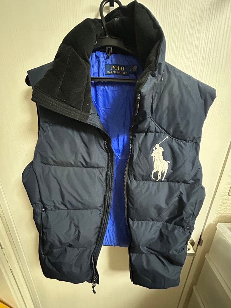 Polo Ralph Lauren ネイビー ダウンベスト US 中古・古着通販】POLO RALPH LAUREN (ポロ・ラルフローレン) ダウン