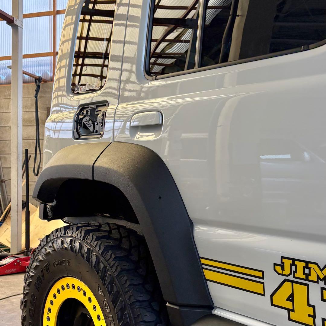 JC74Wジムニーノマド用刻印式スケルトン型燃料リッド - メルカリ