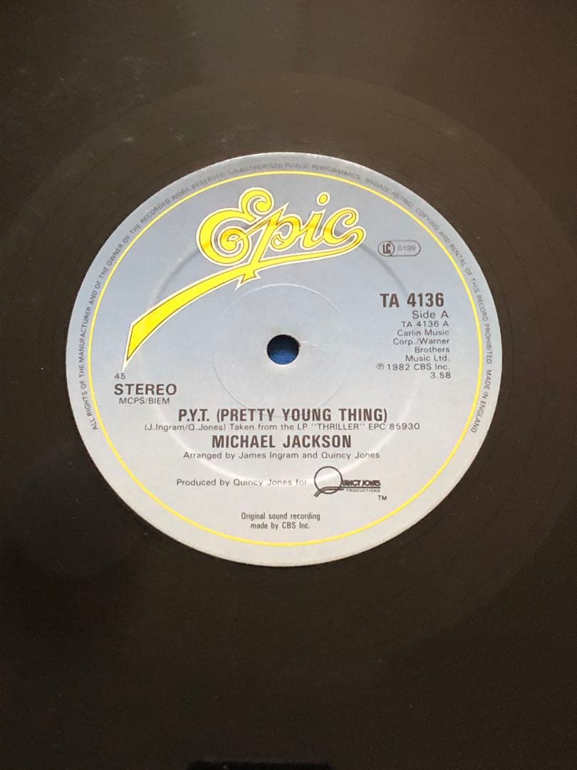 LPレコード♢マイケル・ジャクソン♢TA4136♢うg4939w43 - メルカリ