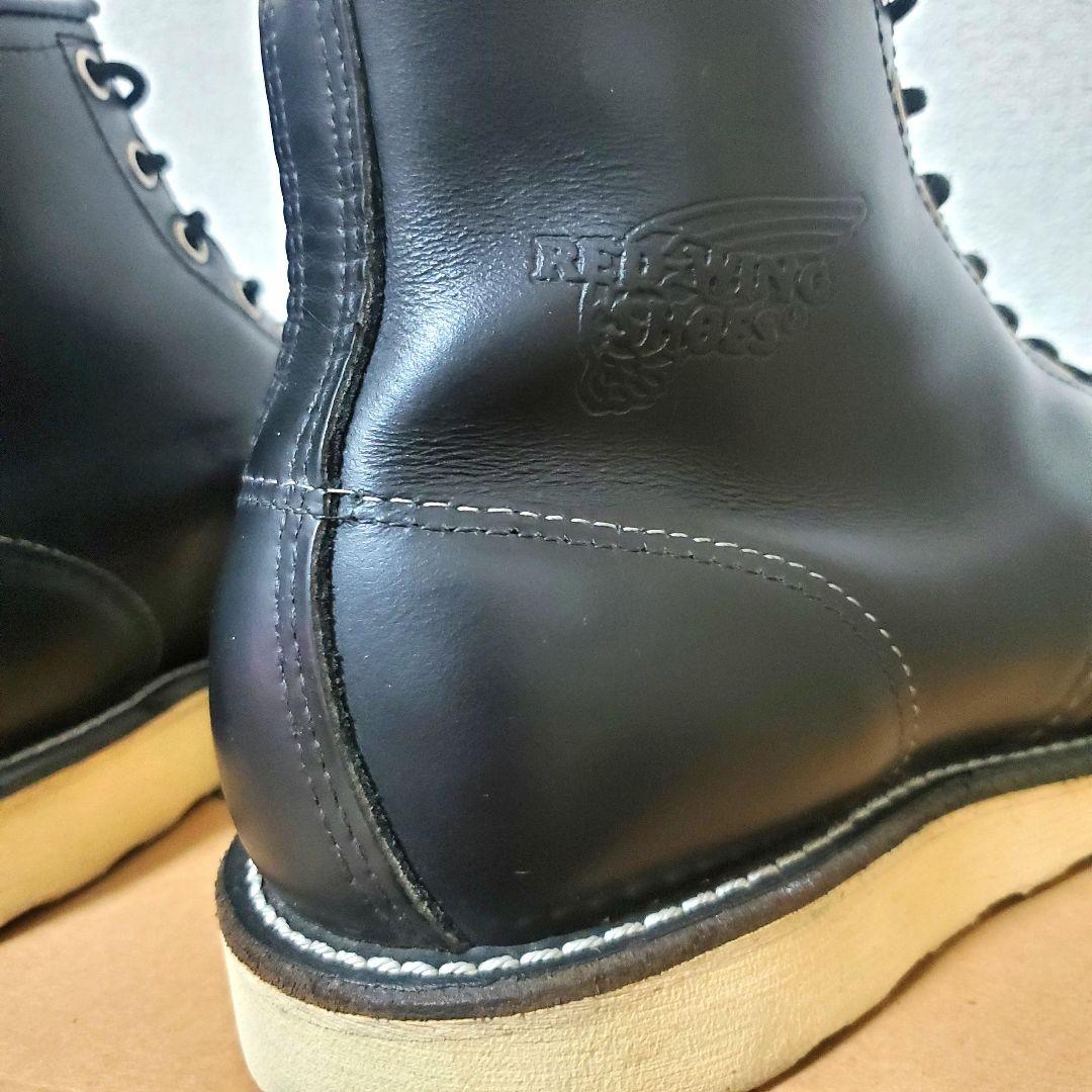【美品】RED WING 8130 サイド羽刻印 8.5E 05年製 モックトゥ
