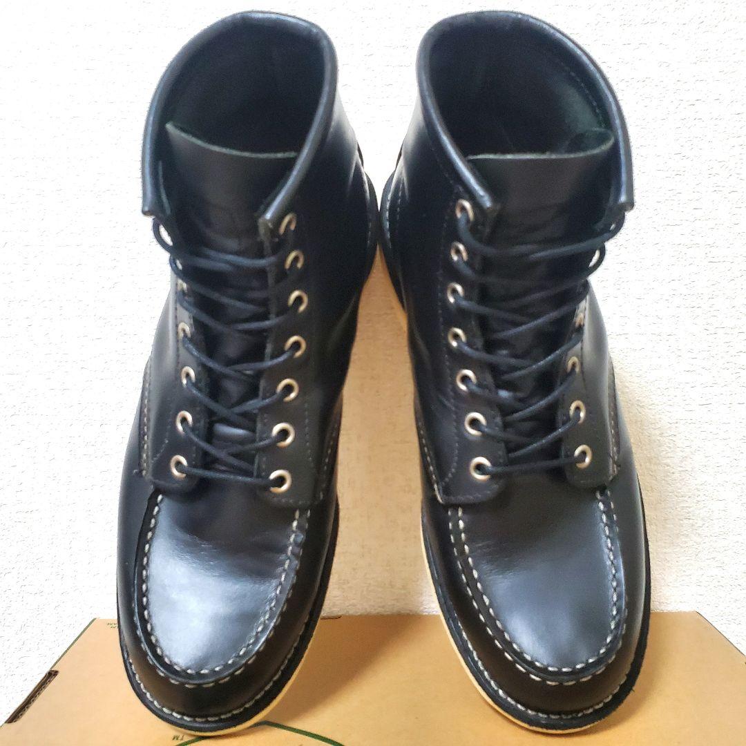 【美品】RED WING 8130 サイド羽刻印 8.5E 05年製 モックトゥ