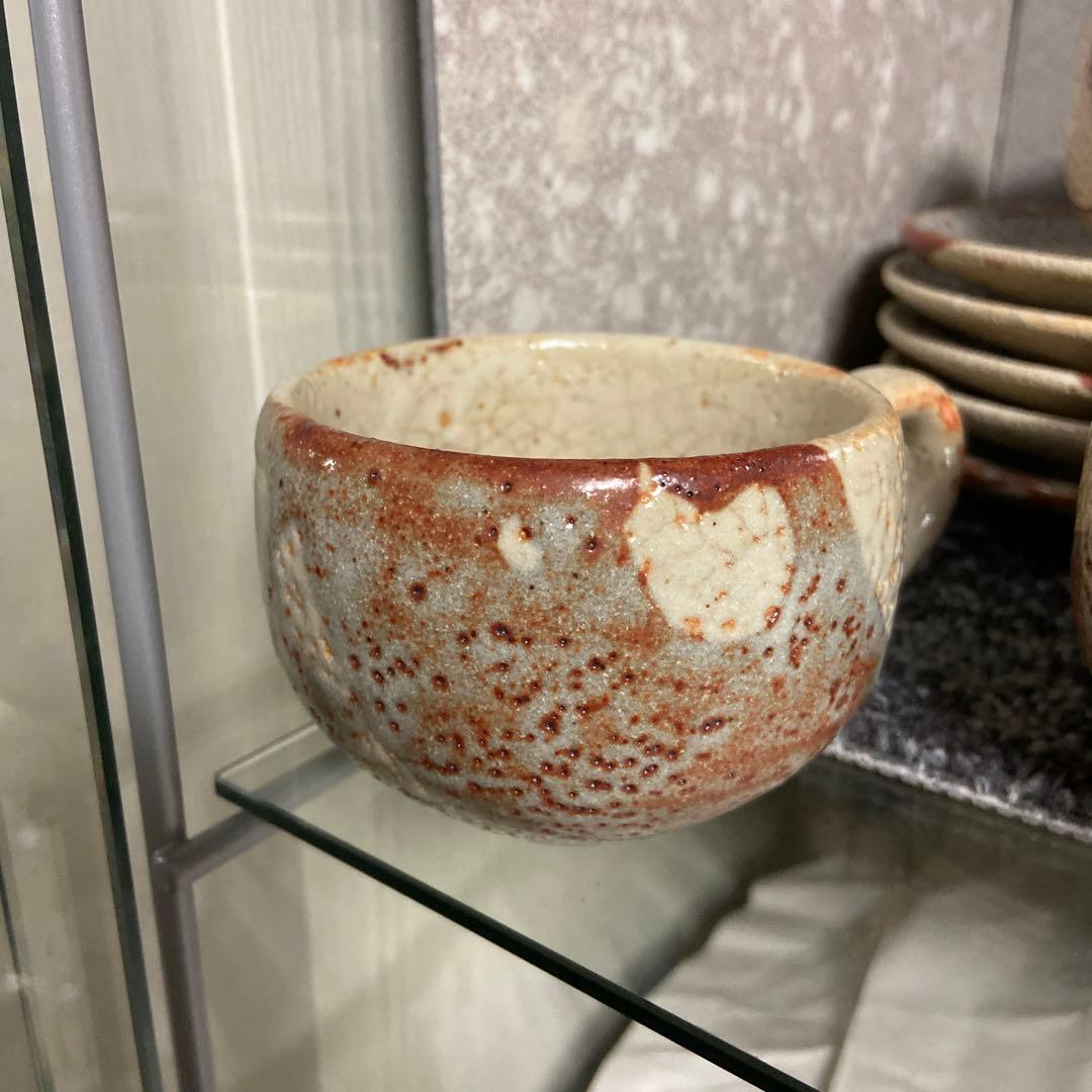 志野焼 北山窯 カップ&ソーサー 5客セット コーヒーカップ - メルカリ