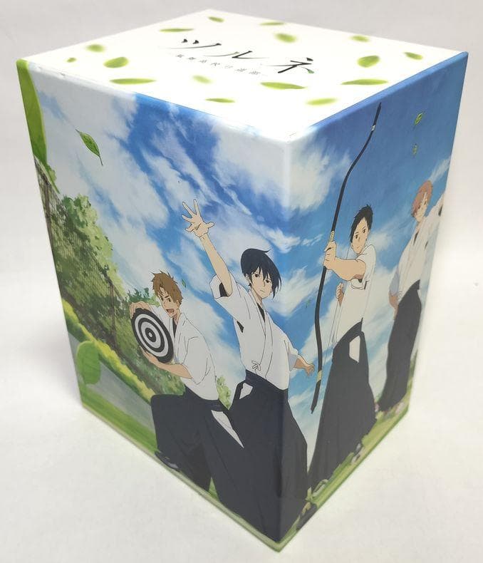 帯なし、収納BOX付きの良品♪　ツルネ -風舞高校弓道部- 5巻S　DVD