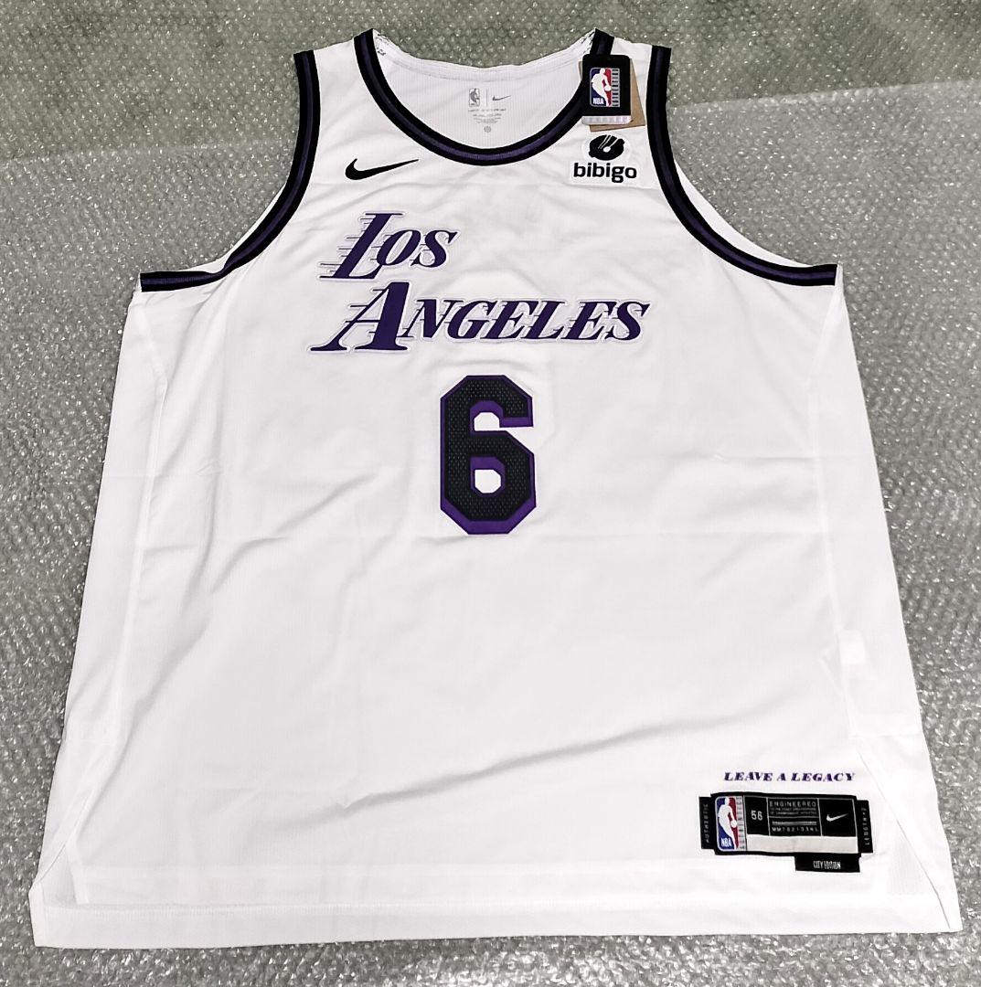 ウェア Lakers CE 22-23 Lebron James Jersey XXL 2022-23 LA Lakers James #6 Jordan Swingman Alternate Jersey (XXL)