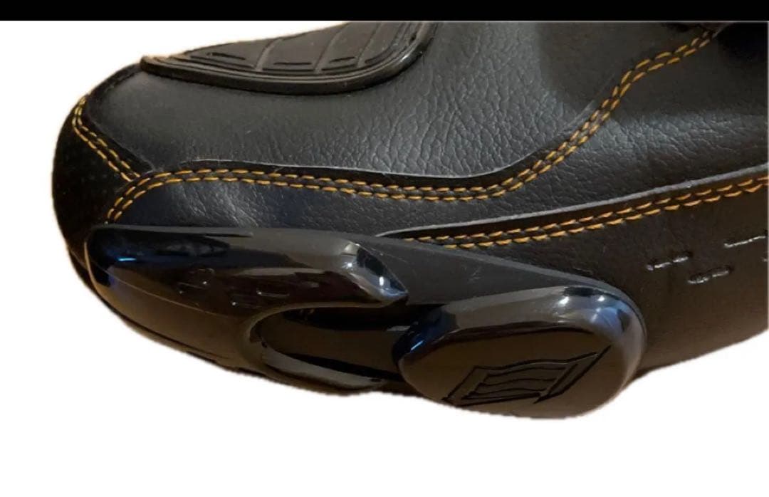 お値げしました HYOD　ライディングブーツ　黒/オレンジ 25.5cm