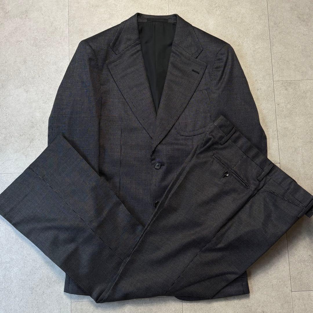 GUCCI トムフォード期 ドット 2B スーツ セットアップ GUCCI - 美品 グッチ GUCCI セットアップ トムフォード期 パンツスーツ