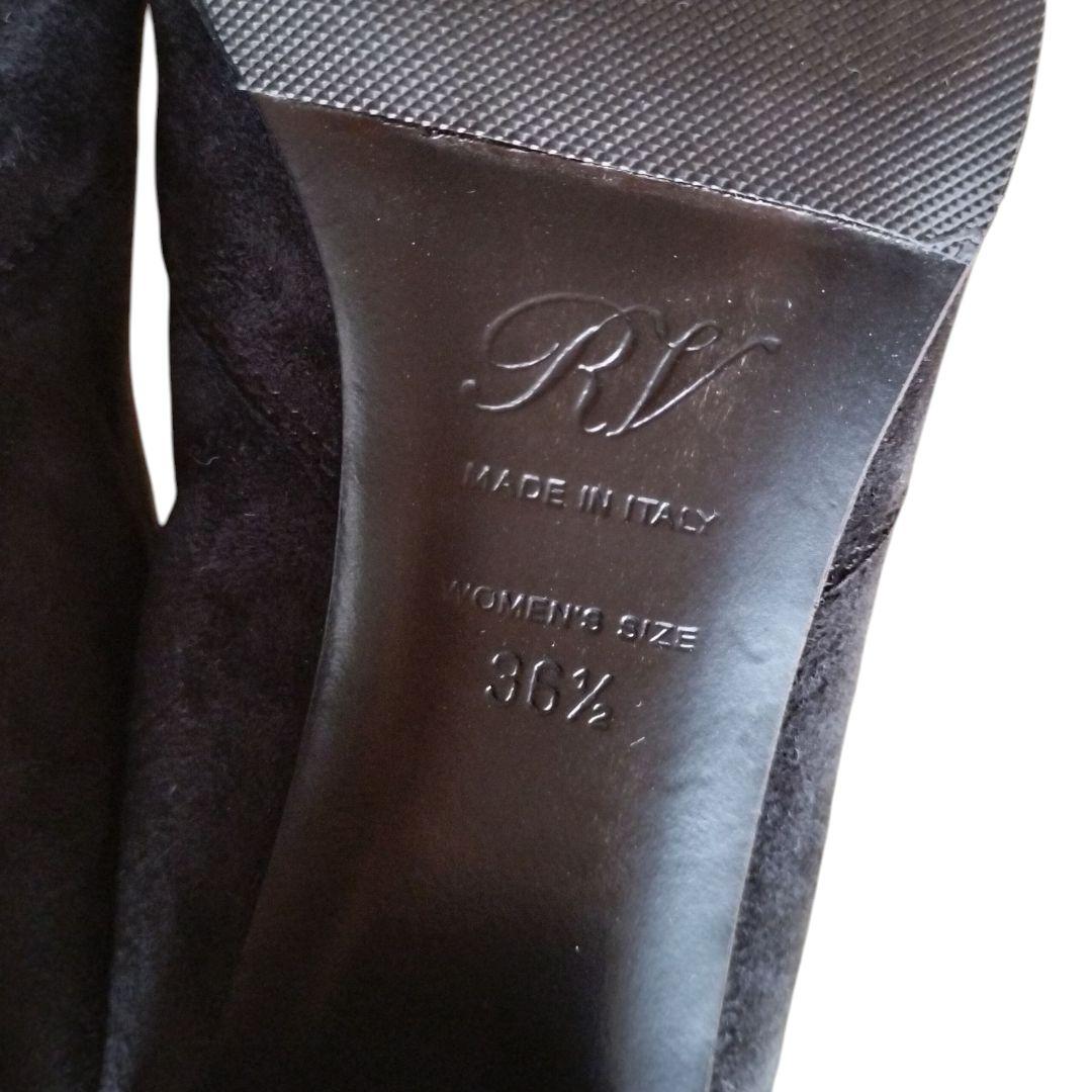 Rogervivier 23.5 ロジェヴィヴィエ スエード ショートブーツ