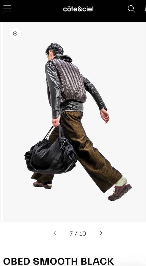 1回使用 Cote&Ciel コートエシエル ダッフルOBED SMOOTH - メルカリ