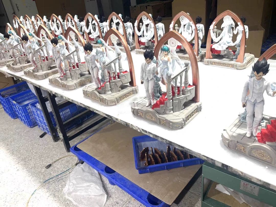 ベジータ＆ブルマ 結婚 ドラゴンボール フィギュア ガレージキット1