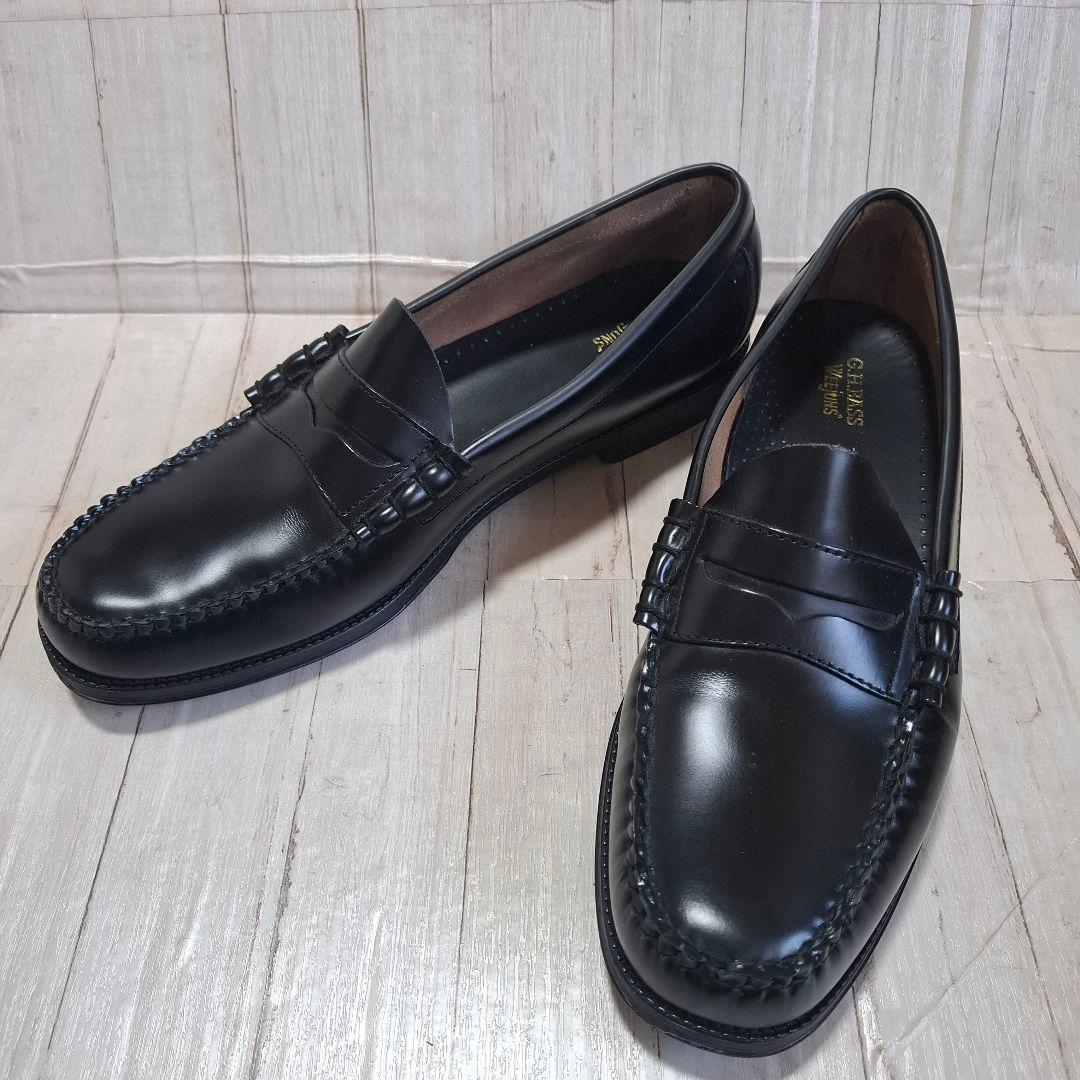 【箱付き・極美品】G.H.BASS Weejuns Larson ローファー 黒