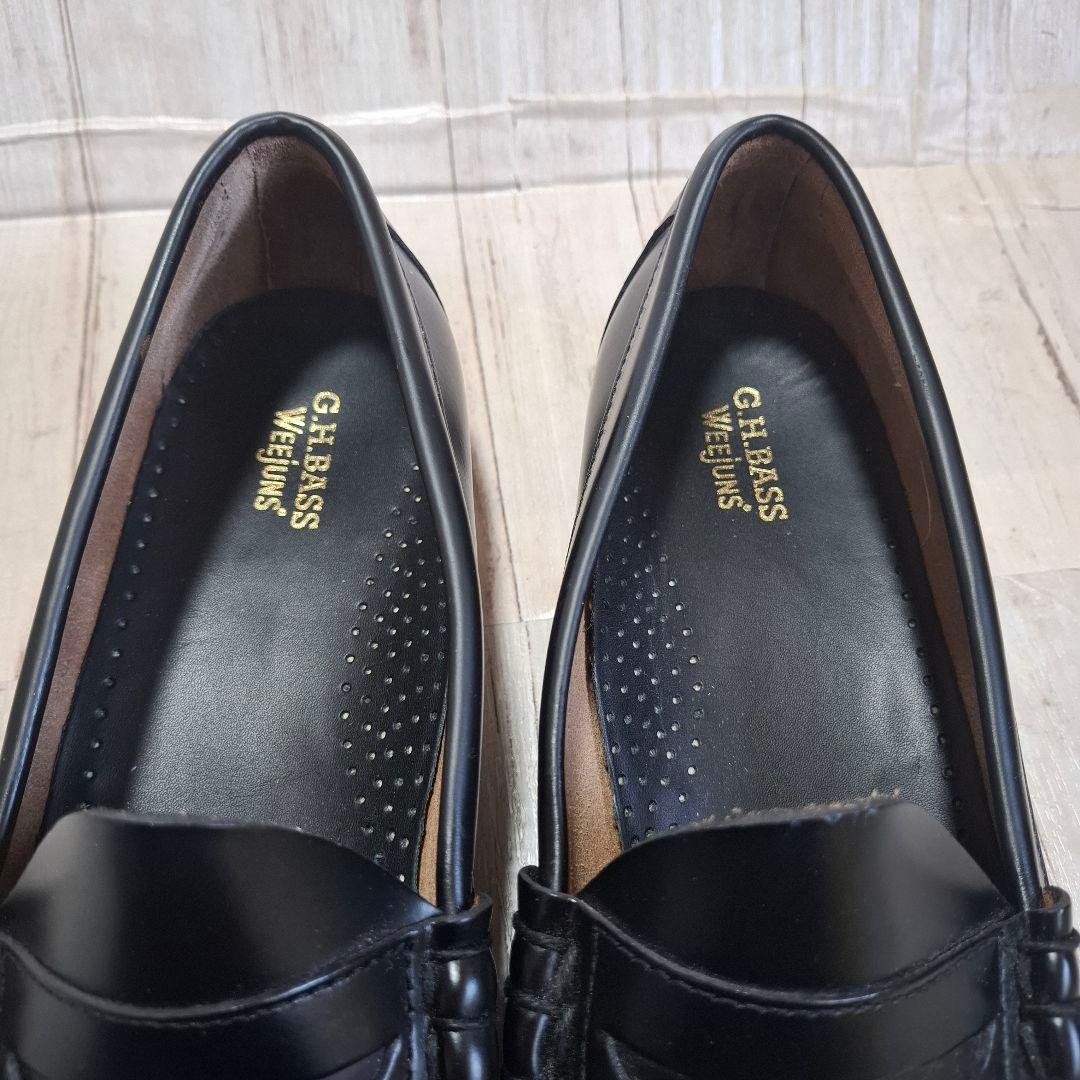 【箱付き・極美品】G.H.BASS Weejuns Larson ローファー 黒