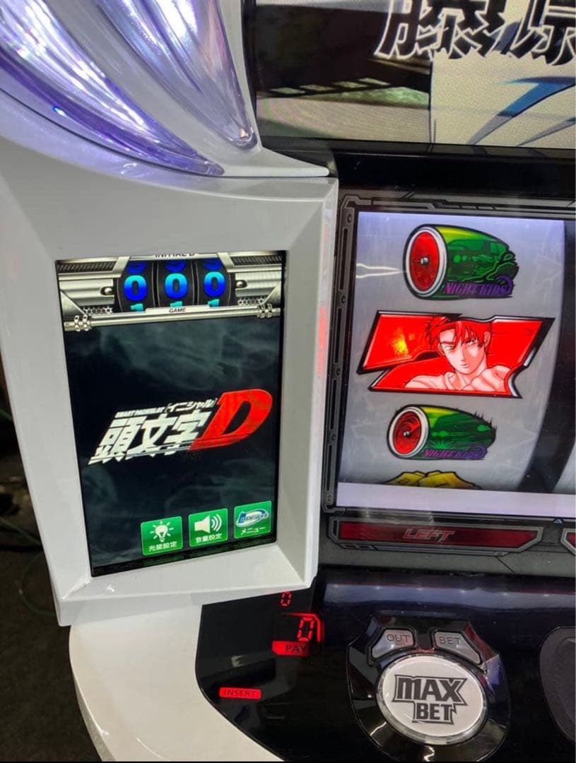 スマスロ実機 パチスロ L 頭文字D 2nd 簡易ユニット付⭕️送料無料