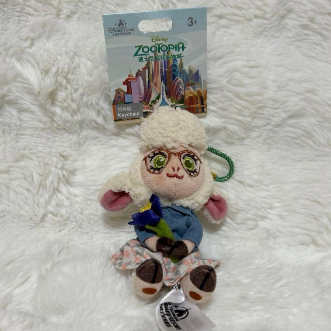 上海ディズニー ズートピア ベルウェザー副市長 ひつじ 羊 ぬいキー