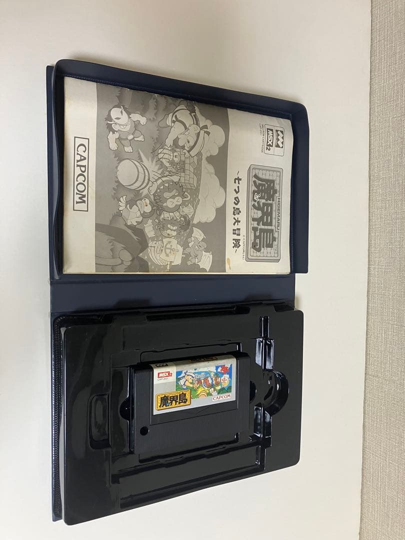 週末値下げ 魔界島 7つの島大冒険 MSX2 説明書・パッケージ有り