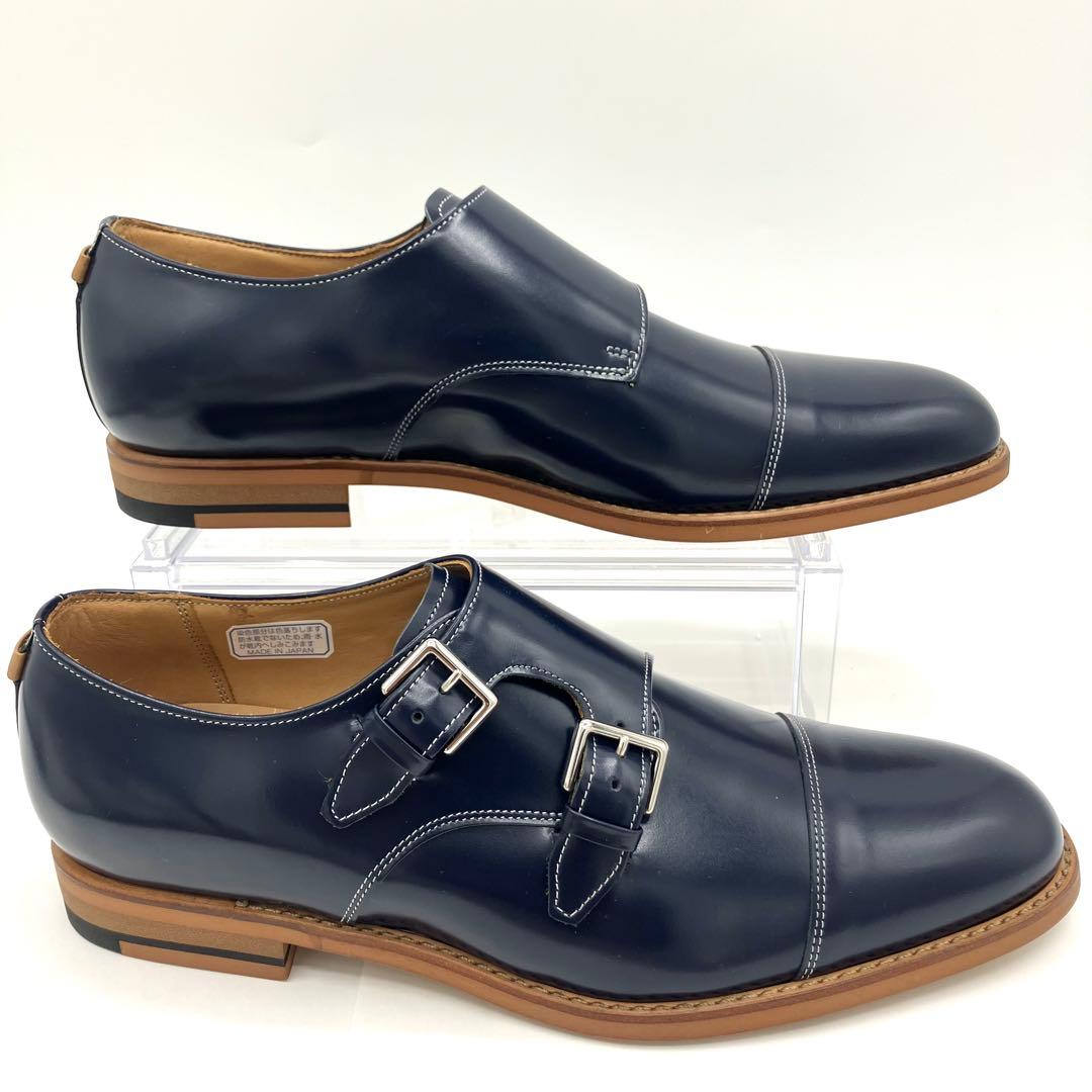 【現行品・約三万三千円】リーガル　ローファー　23.5cm ダブルモンク