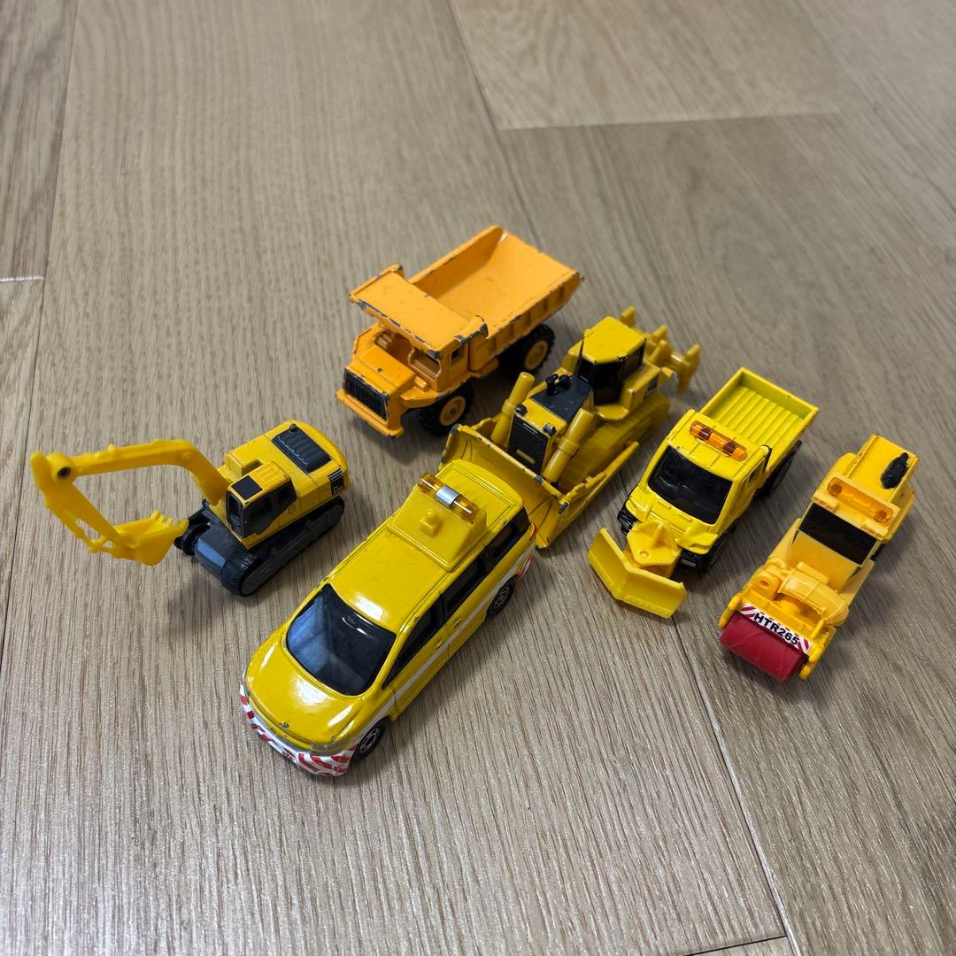 建設車両 ミニカーセット 6台 - メルカリ