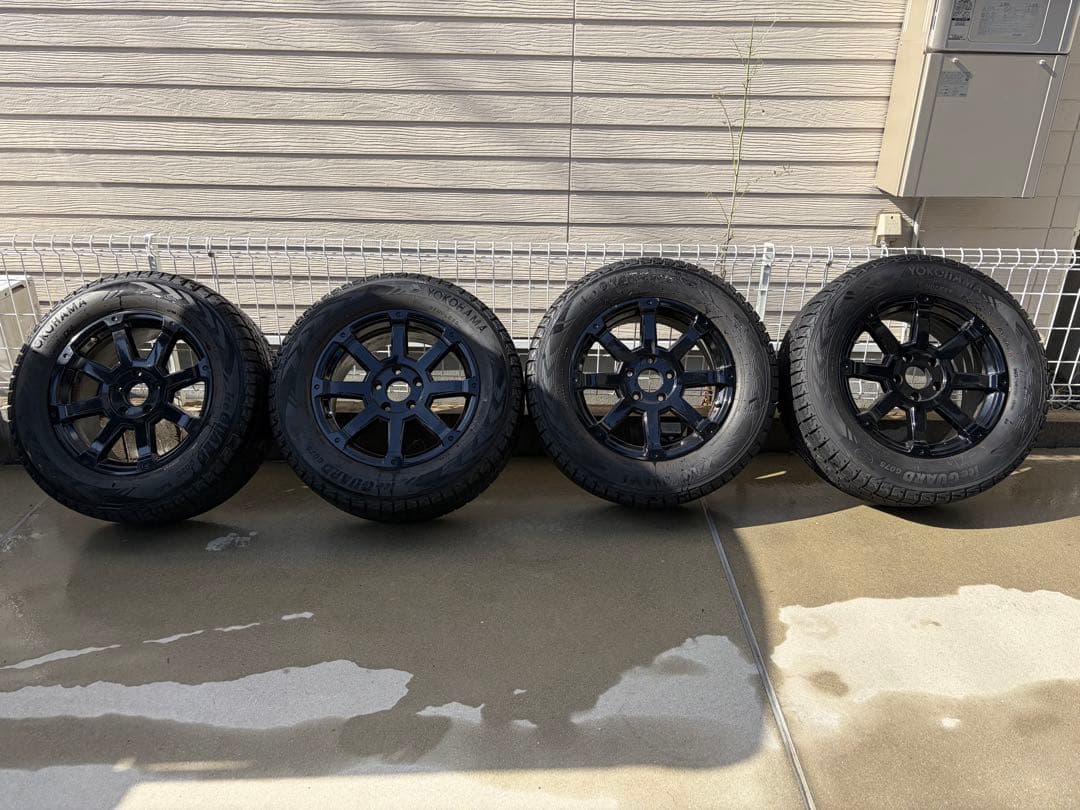 265/60R18 社外ブラックホイール スタッドレス4本セット　jeep PROXES トーヨー Sport SUV 265/60R18 & MKW MK-46 18インチ 8.5J +53