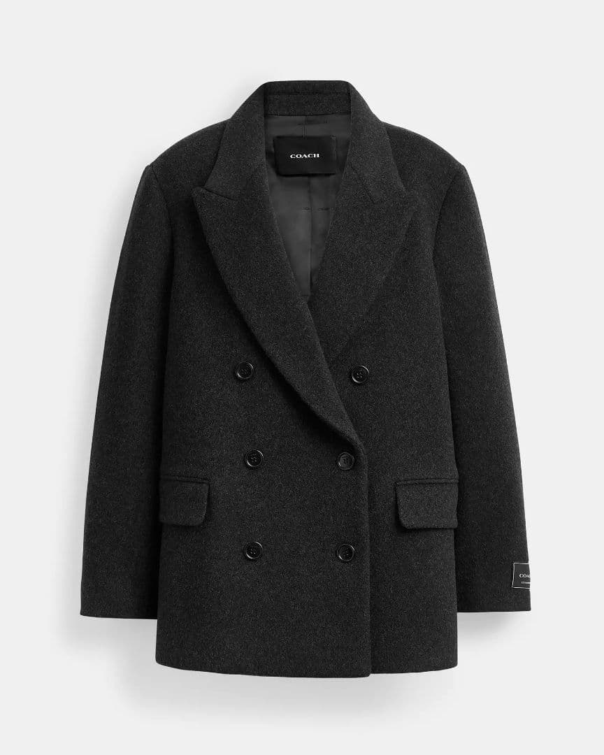 美品 COACHショートコート 中古・古着通販】COACH (コーチ) ショートトレンチコート ベージュ