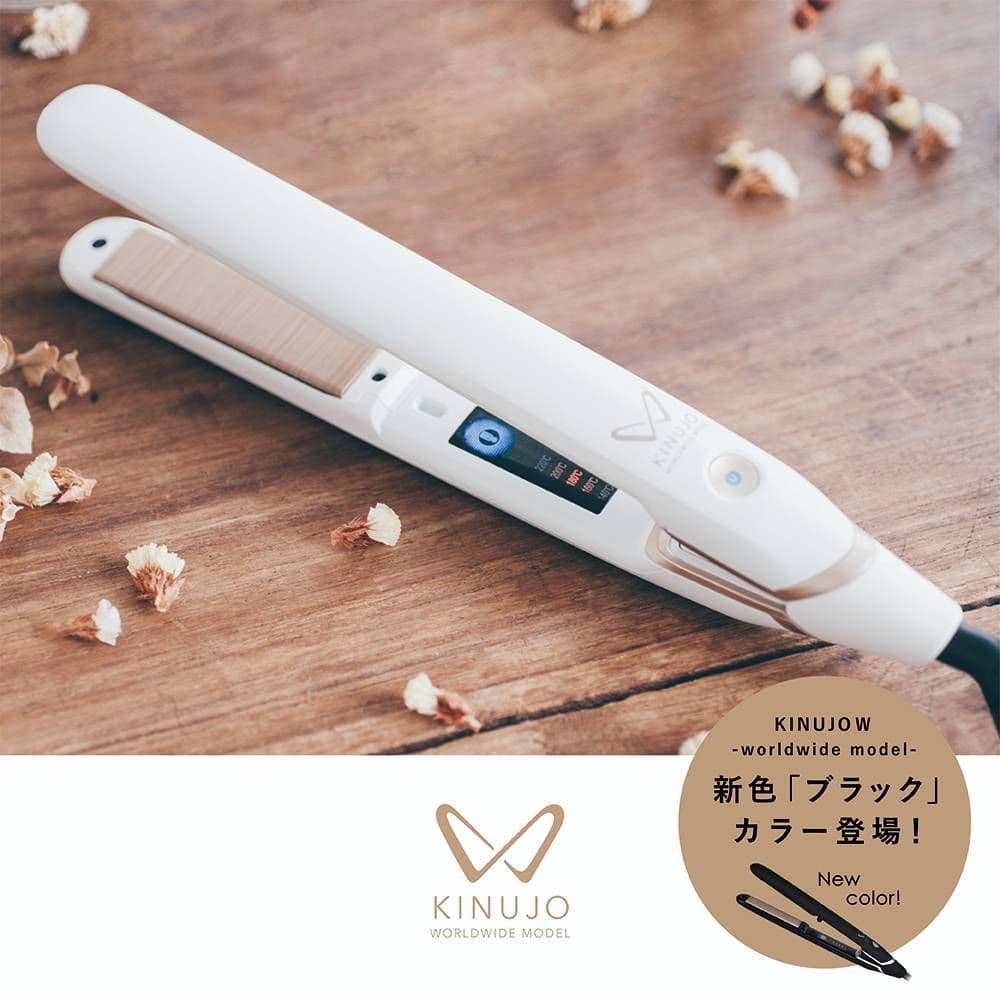 ☆新品未使用☆KINUJO 絹女 ストレートアイロン　ホワイト　DS100 楽天市場】KINUJO W-worldwide model- ストレートアイロン 全4種 絹女