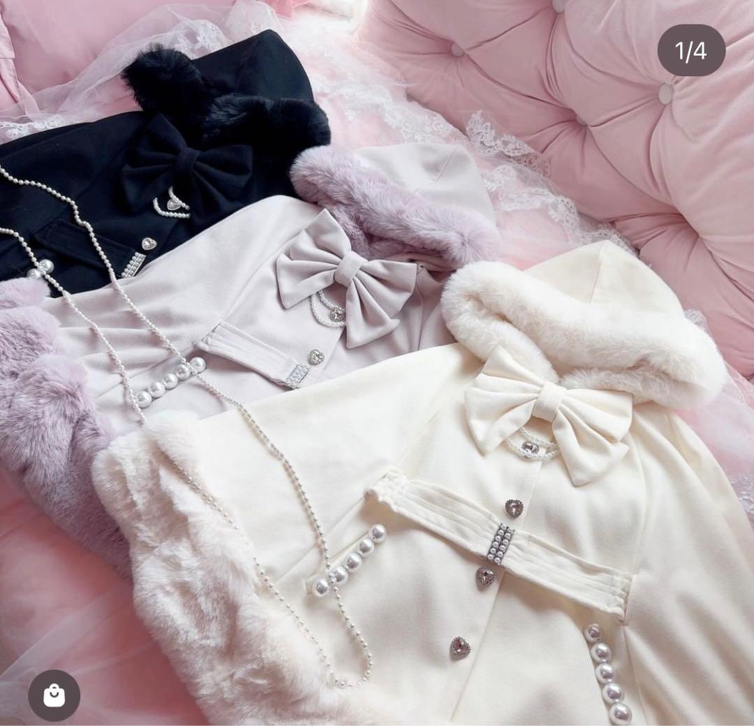 ♥ MARS ポンチョ 白 ベルト付きケープコート 新作 ♥ - メルカリ