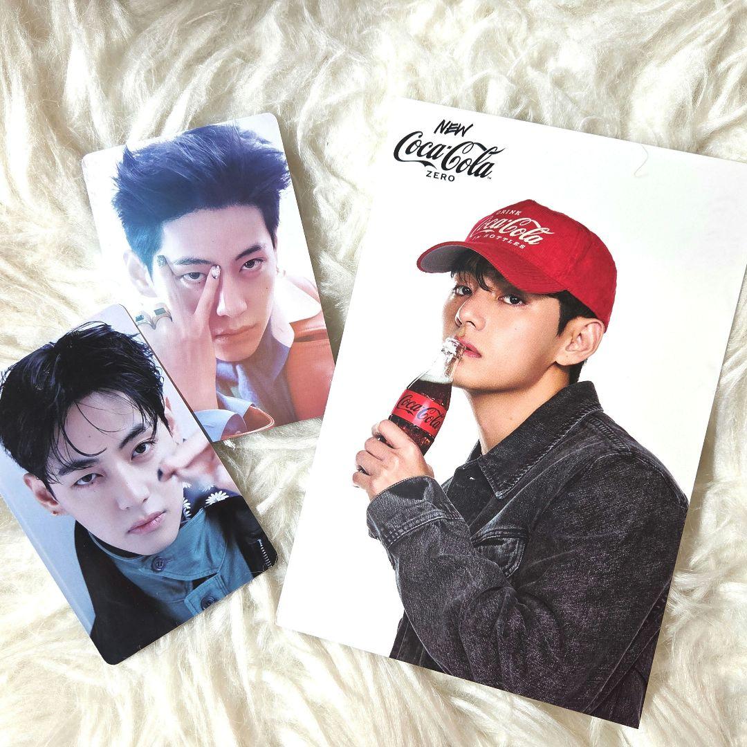 BTS V テテ コカコーラゼロ 特典ポストカード&フォトカードセット