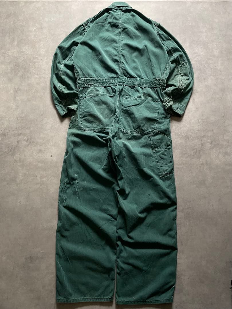 50s US製 HBT ワーク オールインワン つなぎ カバーオール 雰囲気系