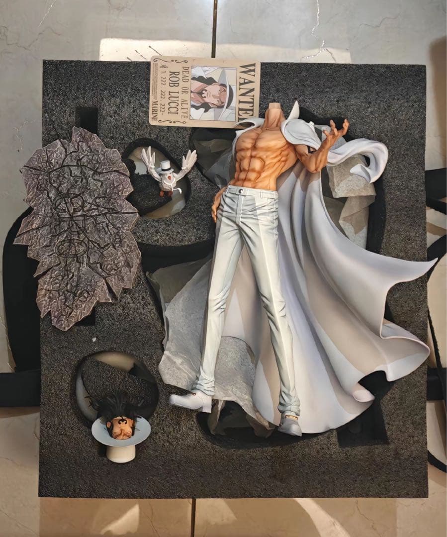 ワンピース CP0 ロブ・ルッチ フィギュア ガレージキットPOP 1/8サイズ