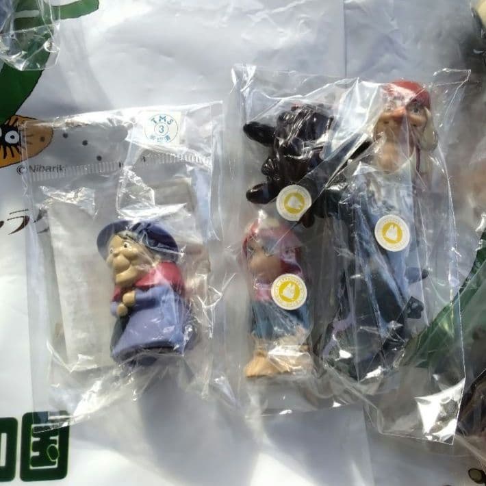 ジブリ 指人形 トトロ 紅の豚 もののけ姫 ハウルの動く城 耳をすませば