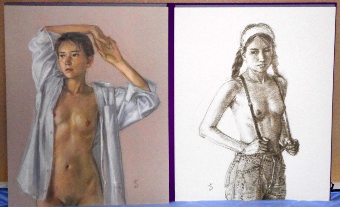 【値下】高塚省吾 素描集『女たち』（芸術新聞社）外箱付き 極美品