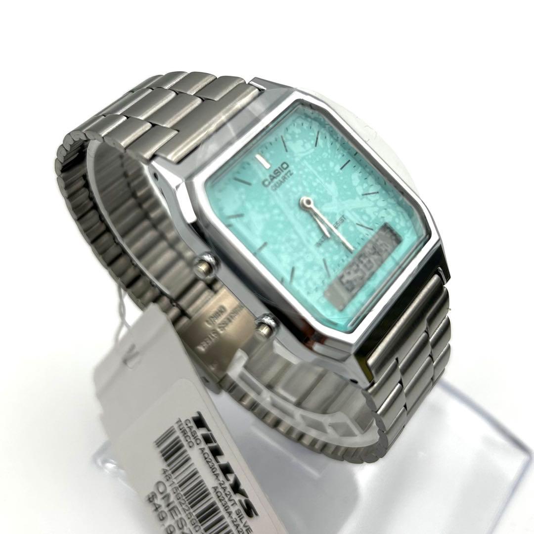 新品級✨カシオ クラシック AQ-230 ティファニー ターコイズ ブルー