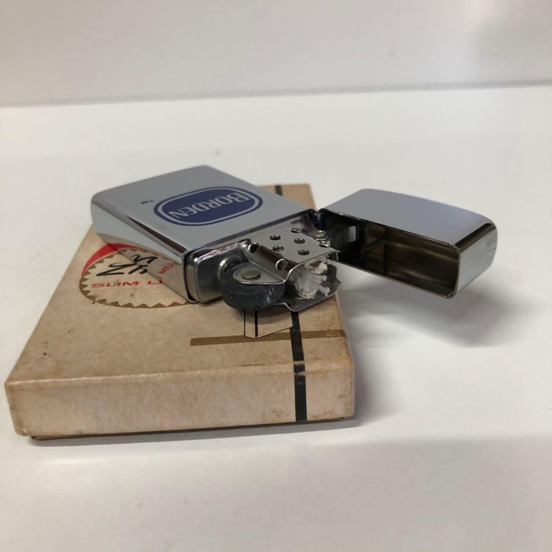 ヴィンテージ1971年スリムZIPPO BORDEN企業物ZIPPO - メルカリ