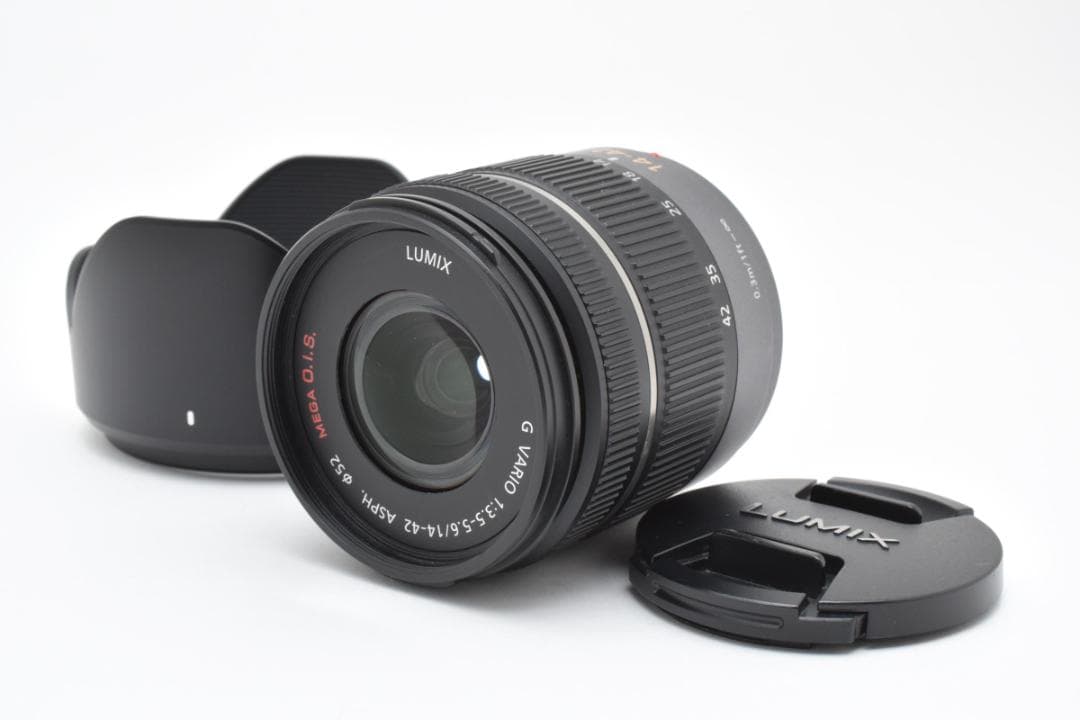 パナソニック H-FS014042 レンズ 3.5-5.6mm f14-42 Panasonic LUMIX G Series 14-42mm F3.5-5.6 VARIO Lens - H-PS14042S