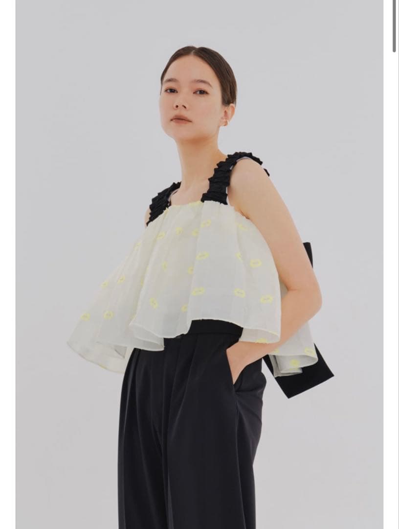 【新品未使用】yori shiroconマーガレットバックリボンキャミ 36 新品未使用】yori shiroconマーガレットバックリボンキャミ 36 - メルカリ