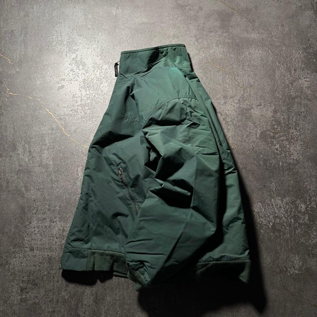 L.L.Bean エルエルビーンウォームアップジャケットグリーンフリース古着M
