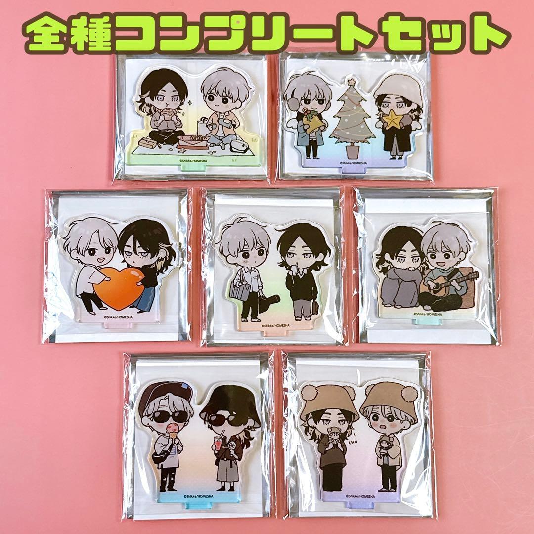 ピンクハートジャム 展 トレーディングアクリルスタンド 7点 コンプリートBOX ピンクハートジャム展－しっけのものがたり－