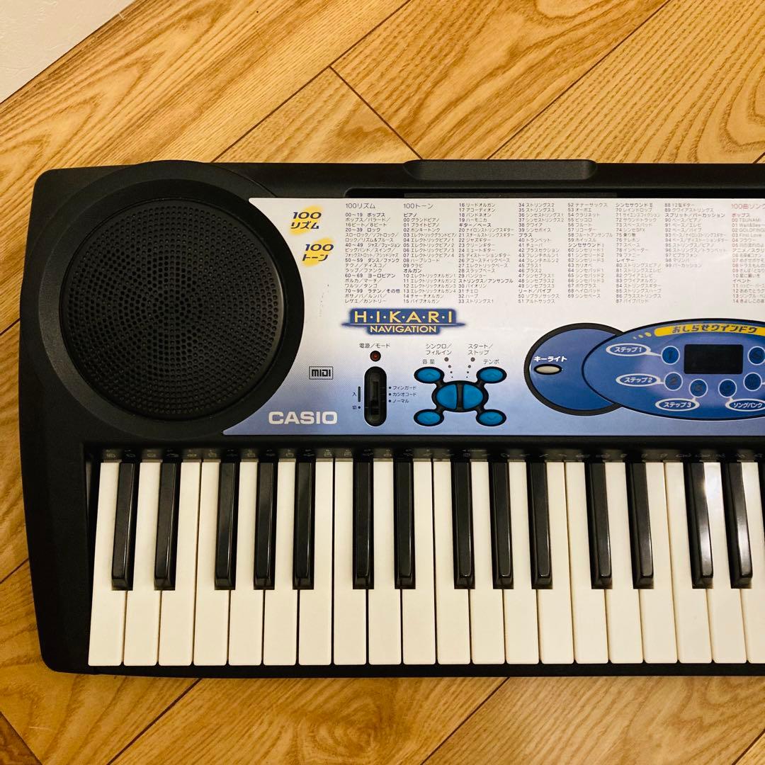 美品 】CASIO LK-36 光ナビゲーション キーボード アダプター付き