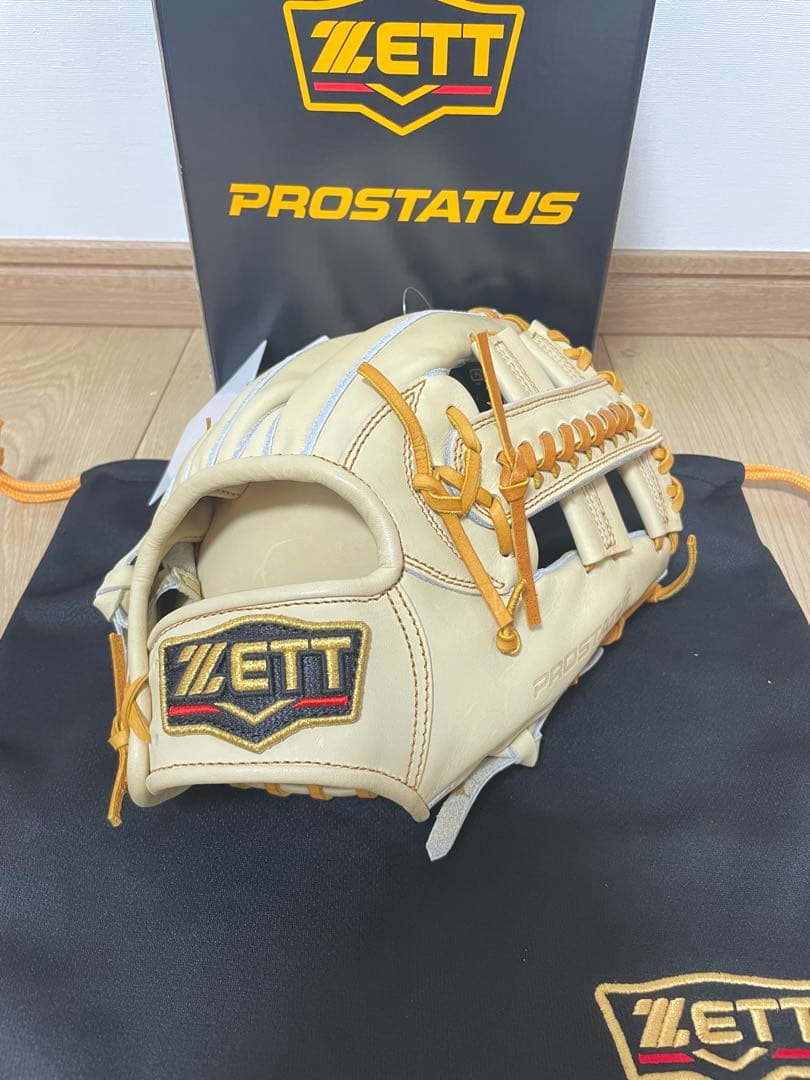 新品未使用品‼️ ZEET ゼット 硬式グラブ プロステイタス 吉川モデル プロステイタス ゼット 硬式 オーダーグローブ 吉川モデル 内野手用